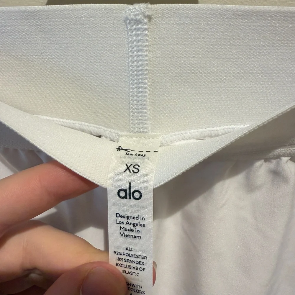 alo Aces White Tennis Skirt size X-Small